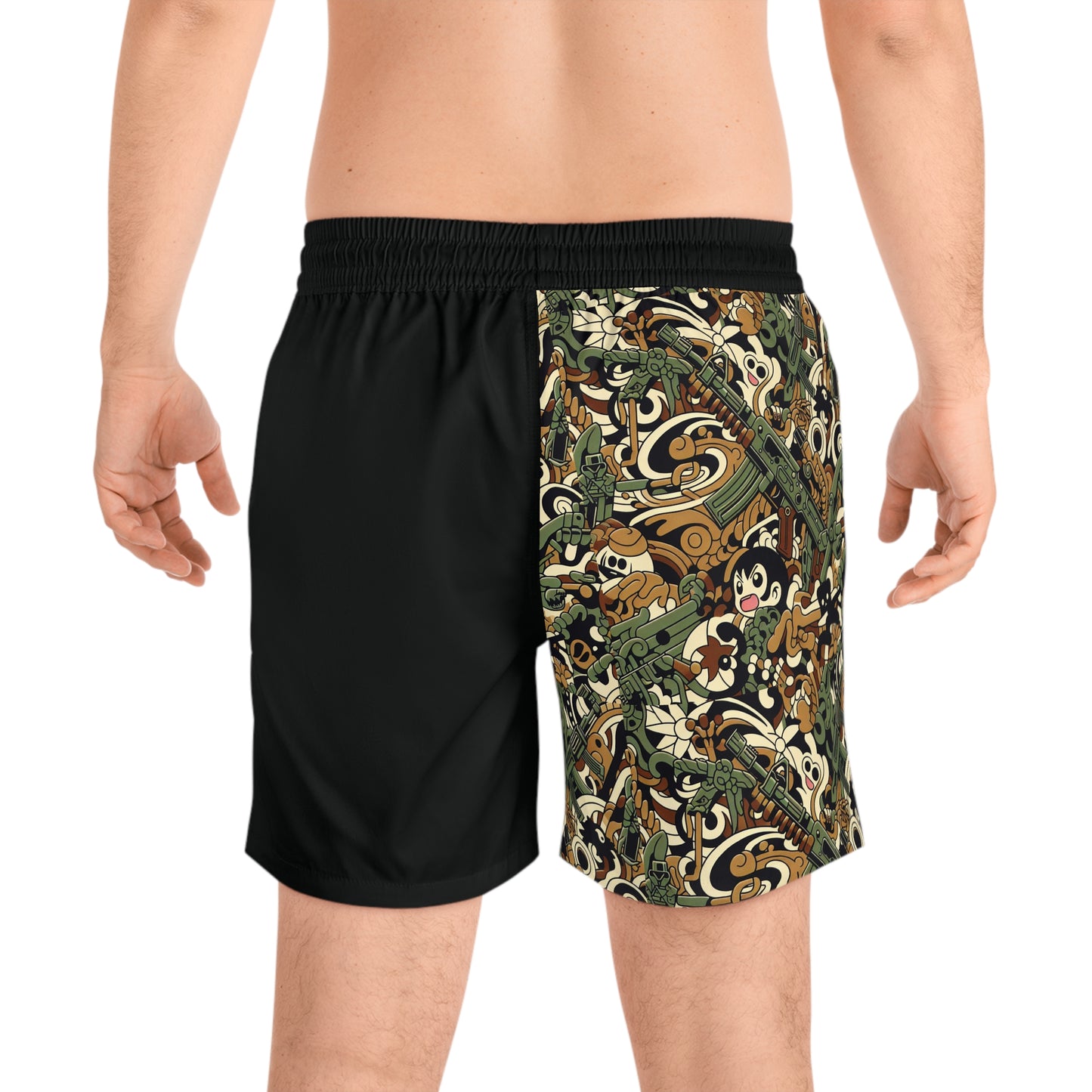 Men's Swim Shorts - Misfits Mind Mid-Length Swim Shorts