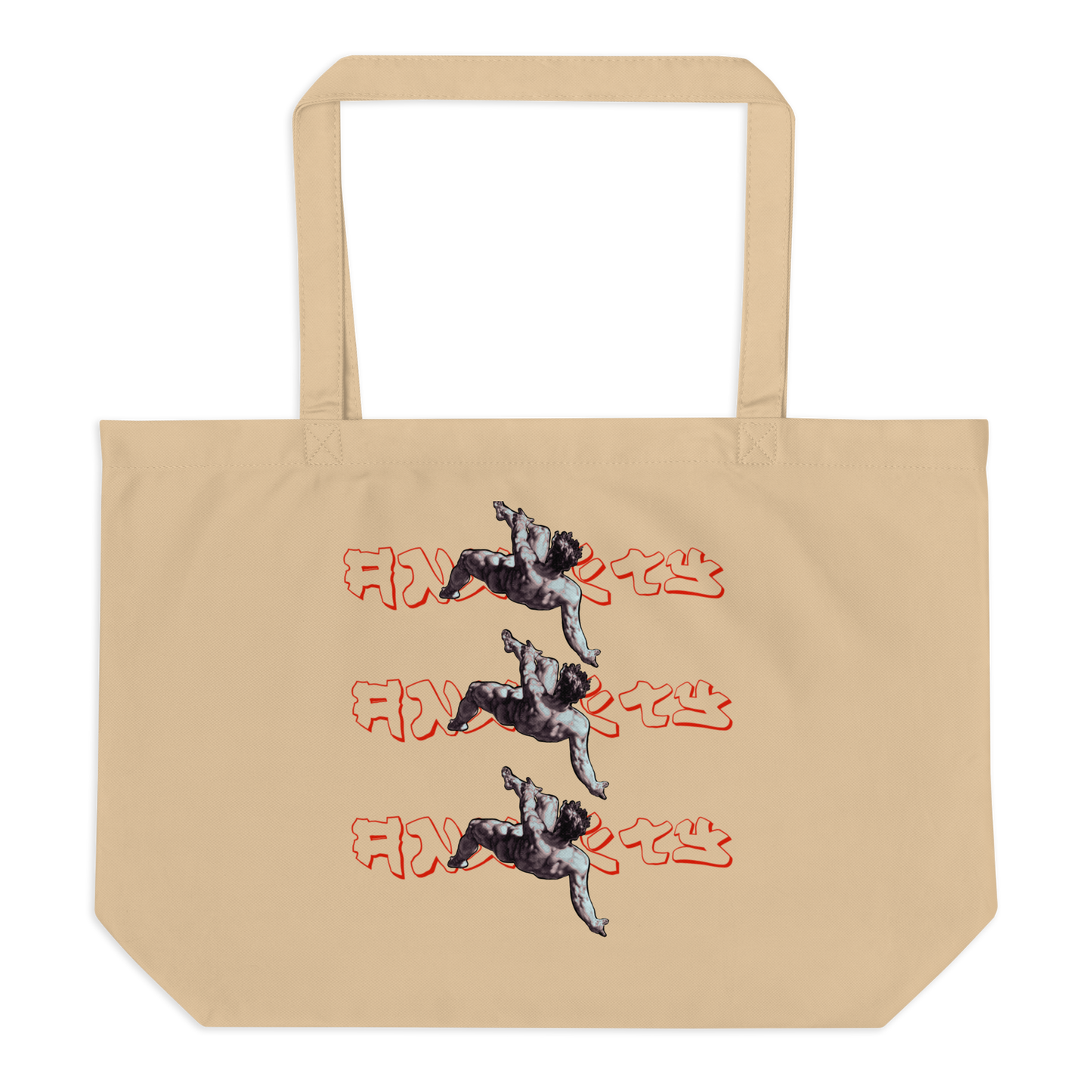 MisfitsMind Large organic tote bag