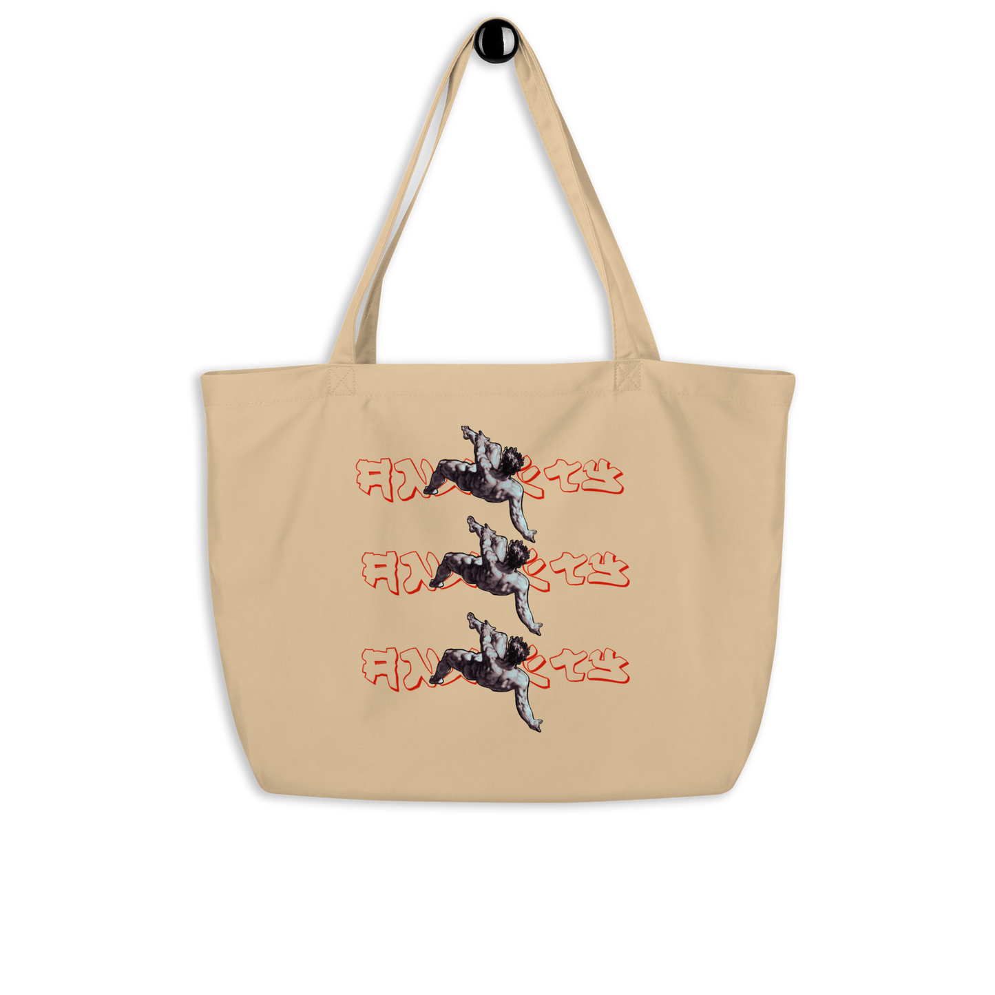 MisfitsMind Large organic tote bag