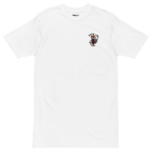 "F.I.C" White heavyweight tee