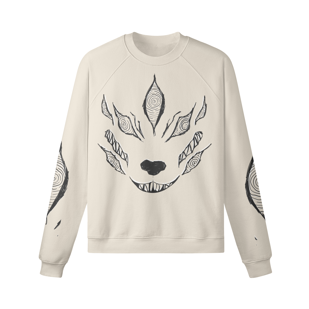 Fox Devil crew neck sweater