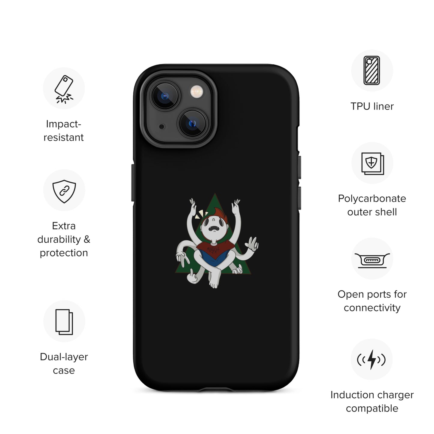 Misfits Triangle iPhone Case